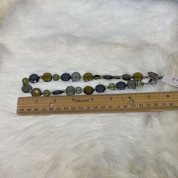 NWT Free Spirit Peyote Bird Necklace Sterling Silver Genuine Stones Sea Glass - Picture 7 of 7